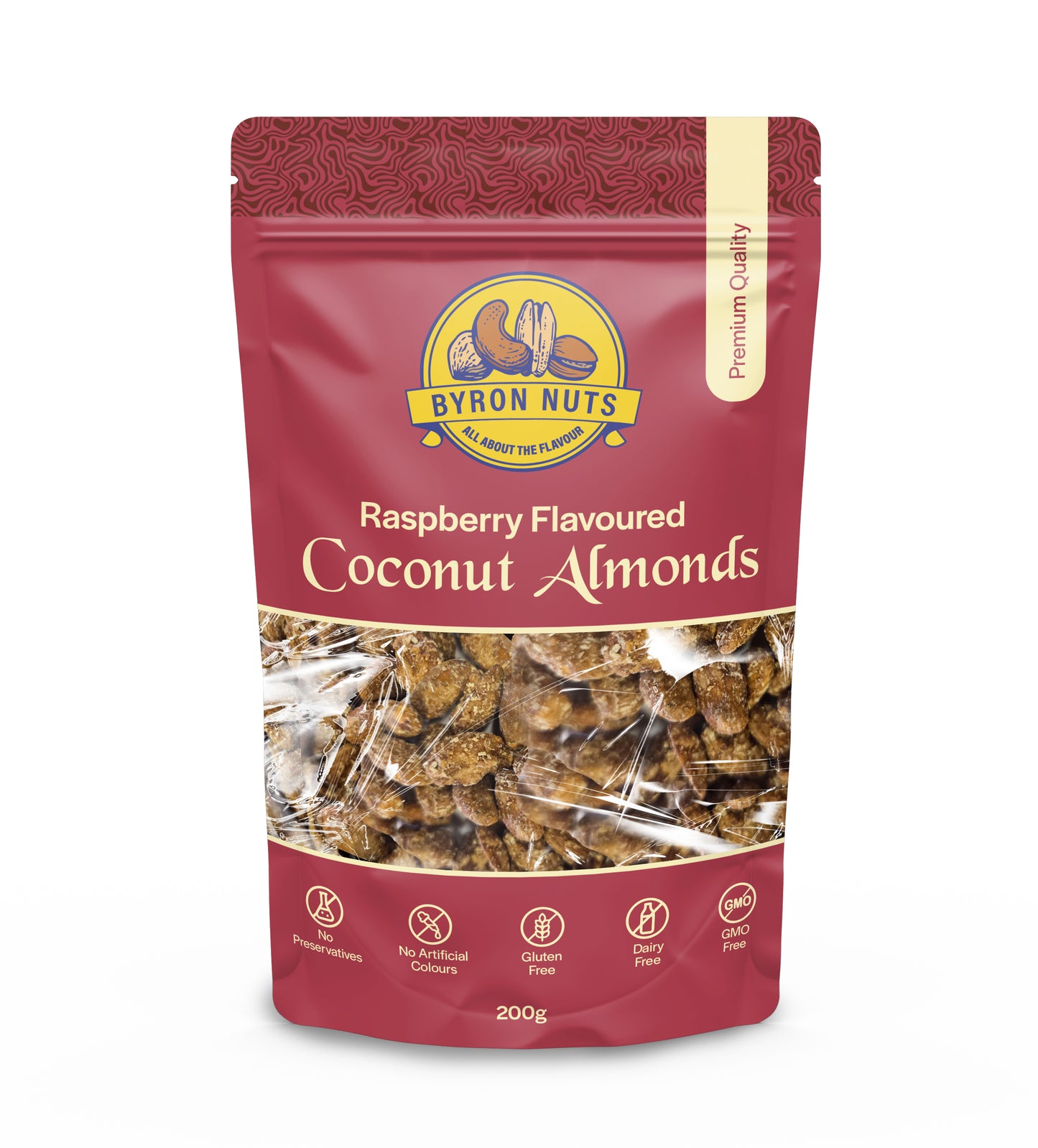 Raspberry Coconut Crunch Almonds