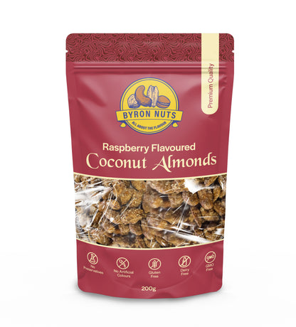 Raspberry Coconut Crunch Almonds