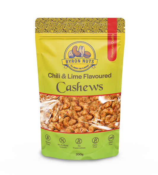 Chili Lime Roasted Cashews — Big Flavour, Bold Crunch Byron Nuts