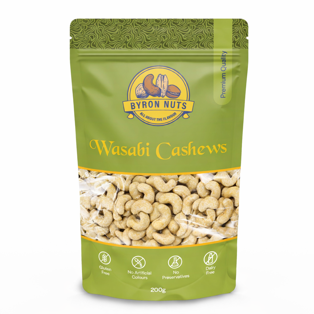 Wasabi Cashews | Byron Bay Australian Nuts