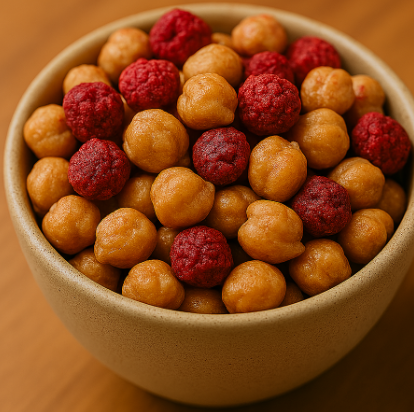 Raspberry Chickpeas