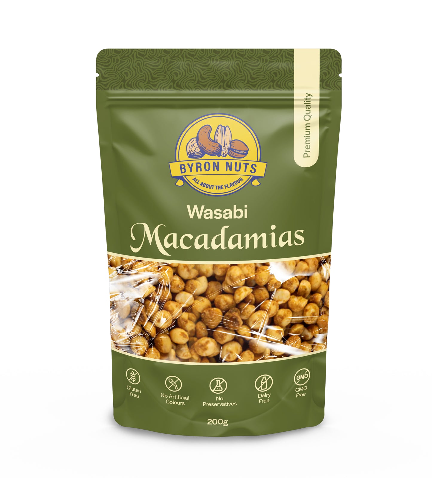 Wasabi Macadamias | Byron Bay Gourmet Nuts