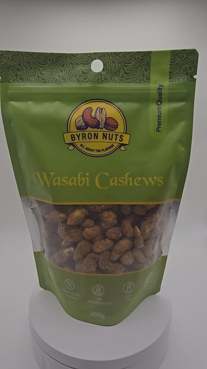 Wasabi Cashews | Byron Bay Australian Nuts